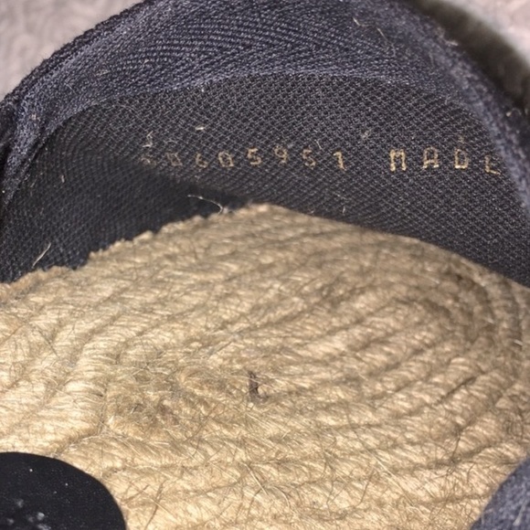 Saint Laurent Embroidered Espadrilles in Black Canvas - Picture 8 of 12